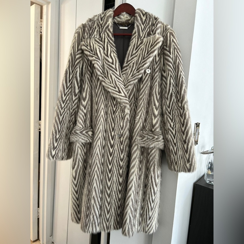 Alexander McQueen mink coat
